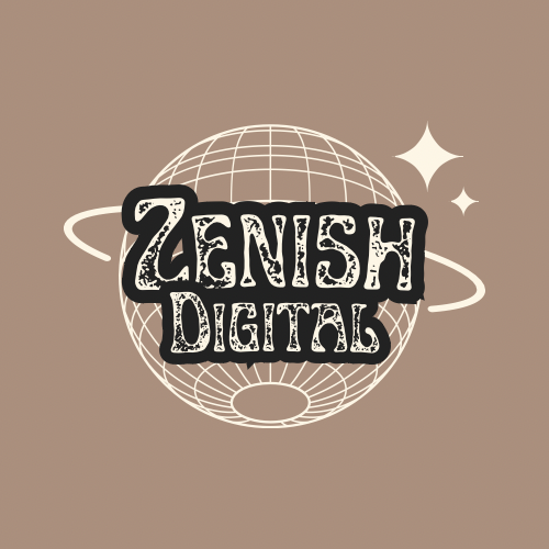 Zenish Digital logo to represent a small business digital marketing service provider